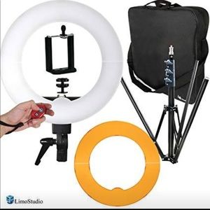 LimoStudio 14-inch Diameter LED Round Ring Light